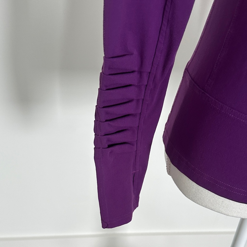 Karma Purple Ruffled Jacket - Picture 2 of 6
